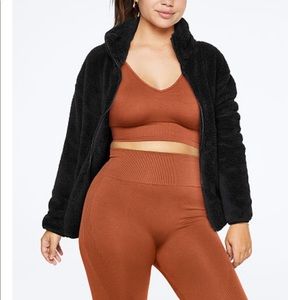 VICTORIA SECRET PINK SHERP FULL ZIP